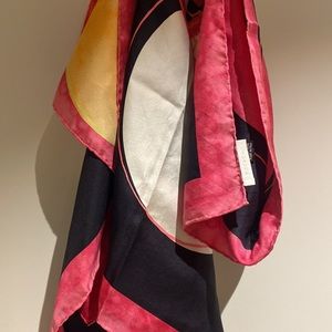 Escada  100% silk scarf 35” “35